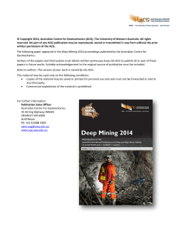 Kidd Mine - Deep Mining 2017