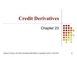 23. Credit derivatives