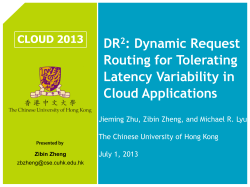 DR 2 - Department of Computer Science and Engineering, CUHK