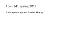 Fixed vs. Floating Rates