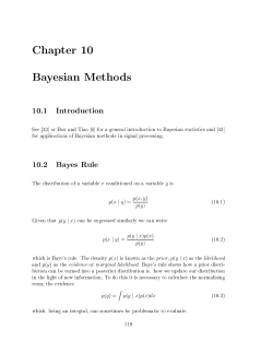 Chapter 10 Bayesian Methods