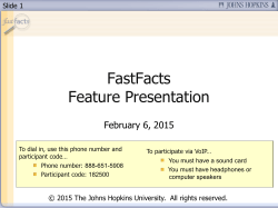FastFacts Feature Presentation