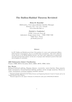 The Baillon-Haddad Theorem Revisited