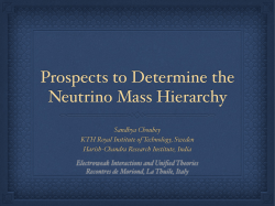 Prospects to Determine the Neutrino Mass Hierarchy