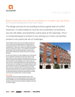Balancing Security and Accessibility in Mixed-Use