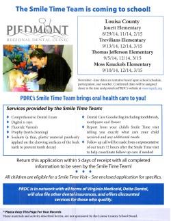 Services provided by the Smile Time Team
