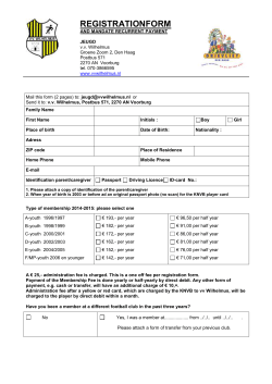 inschrijfformulier s