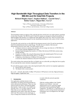 Paper word doc - Manchester HEP