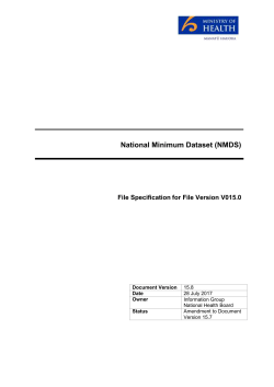 NMDS File Specification v15.8