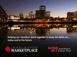 Structured Market Trials Kick Off Meeting 20130531