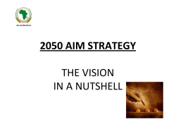 2050 aim strategy concept in a nutshell