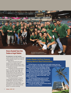 Bronco Baseball Team Gets Ovation at Angel Stadium