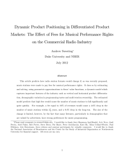 Dynamic Product Positioning in Differentiated Product