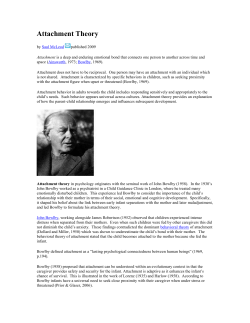 Attachment Theory