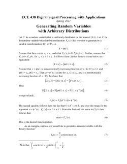 110324 Generating random variables with arbitrary distributions