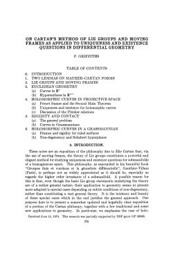 frames as applied to uniqueness and existence questions in
