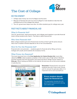 The Cost of College
