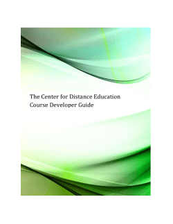 How is an Online Course Structured?