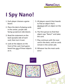 I Spy Nano! - NISE Network