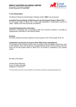 PART 1 &ndash; FINANCIAL SECTION