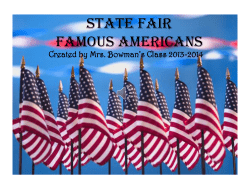 Created by Mrs. Bowman`s Class 2013-2014