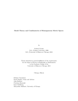 Model Theory and Combinatorics of Homogeneous Metric Spaces