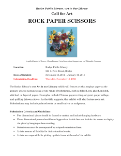 rock paper scissors - Roslyn Public Library