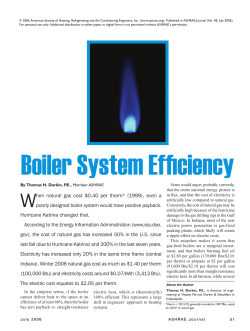 Boiler System Efficiency