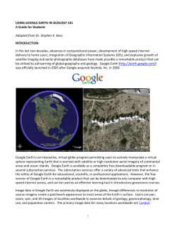 How to use Google Earth