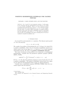Positive Semidefinite Intervals for Matrix Pencils