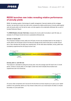 IRESS launches new index revealing relative performance of