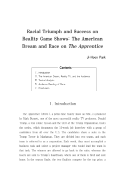 Racial Triumph and Success on Reality Game Shows: The
