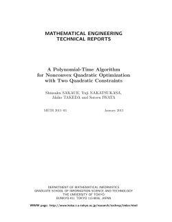 A Polynomial-Time Algorithm for Nonconvex Quadratic Optimization