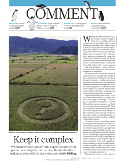 Keep it complex - Sustainable Lifestyles Research Group