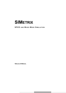 1 - SIMetrix