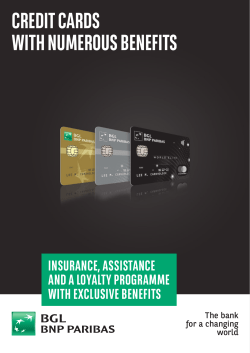 Brochure Premium MasterCard