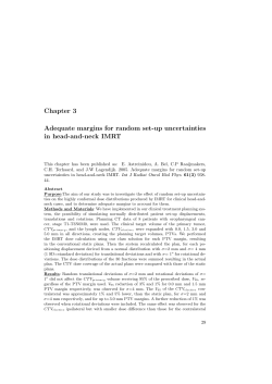Chapter 3 Adequate margins for random set