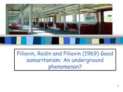 Piliavin core study