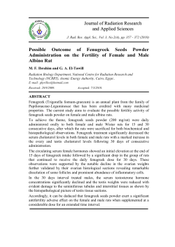 Journal of Radiation Research and Applied Science ss Possible