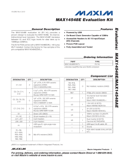 MAX14548E Evaluation Kit Evaluates