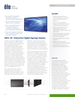 5501L 55” Interactive Digital Signage Display