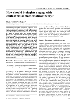 How should biologists engage with controversial mathematical theory?