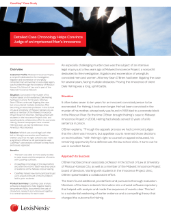 Detailed Case Chronology Helps Convince Judge of