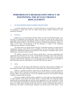 performance degradation impact of postponing the dt