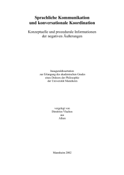sprachliche Kommunikation
