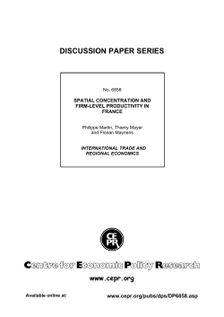 Spatial Concentration and Firm-Level