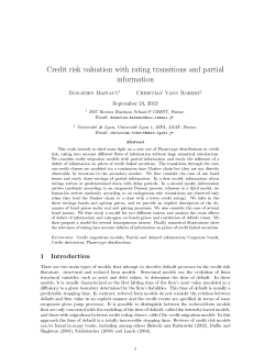 Credit risk valuation with rating transitions and partial information