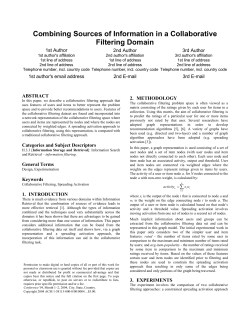 Proceedings Template - WORD