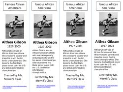 Althea Gibson