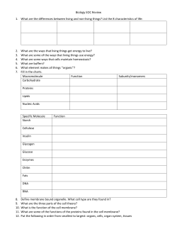 Biology EOC Review